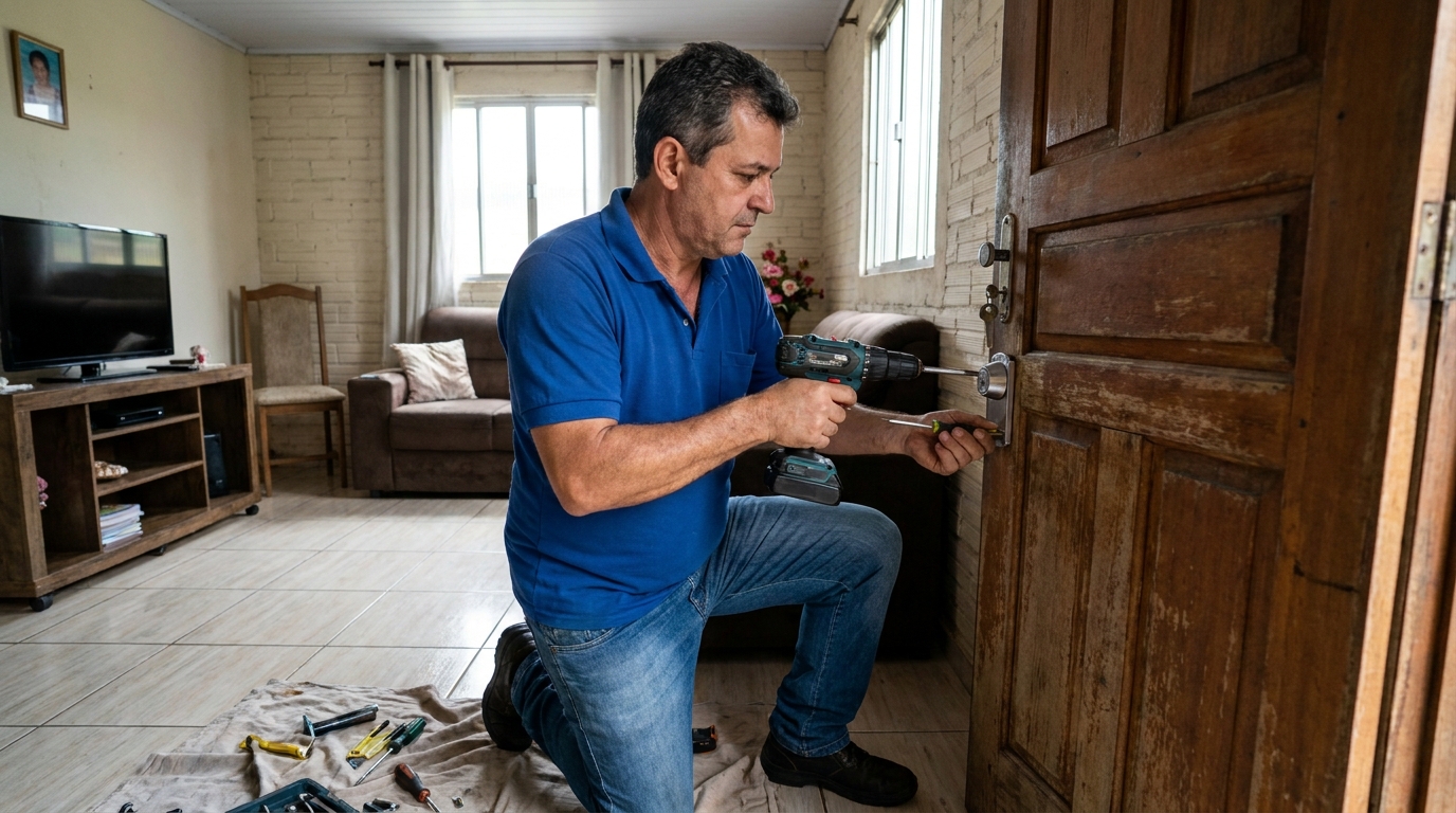 Serviço de Instalação de Fechadura Residencial em Argolas, Vila Velha‑ES